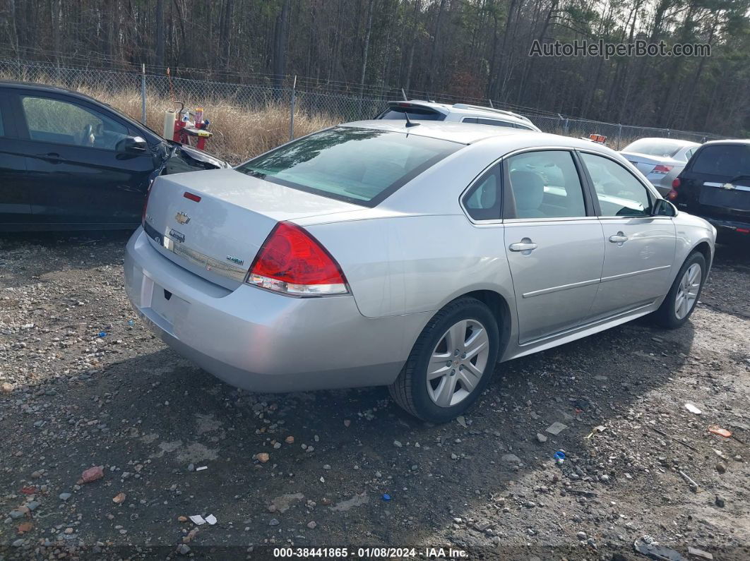 2011 Chevrolet Impala Ls Silver vin: 2G1WF5EK9B1156165