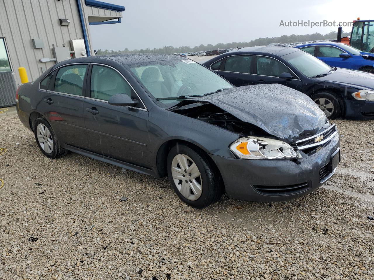 2011 Chevrolet Impala Ls Charcoal vin: 2G1WF5EK9B1240860