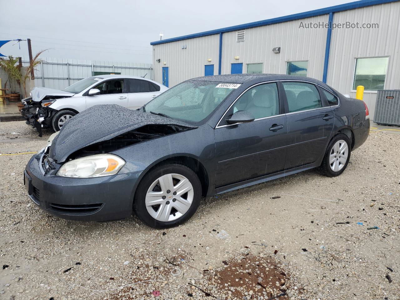 2011 Chevrolet Impala Ls Charcoal vin: 2G1WF5EK9B1240860