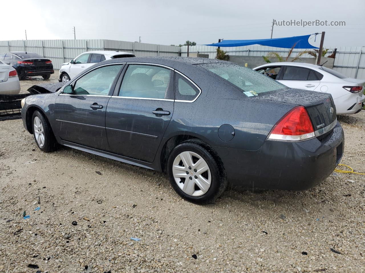 2011 Chevrolet Impala Ls Charcoal vin: 2G1WF5EK9B1240860