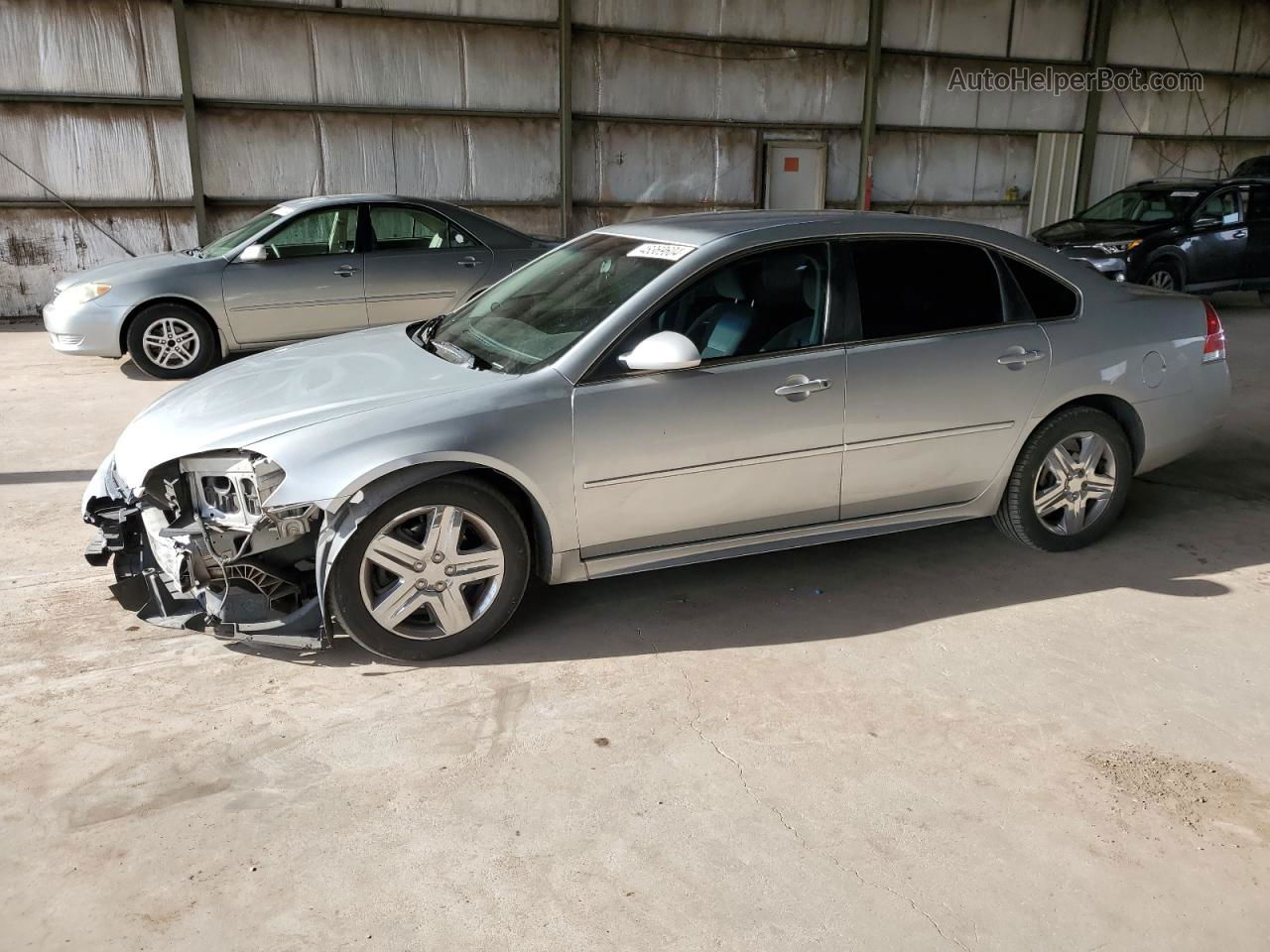 2011 Chevrolet Impala Ls Silver vin: 2G1WF5EK9B1332549