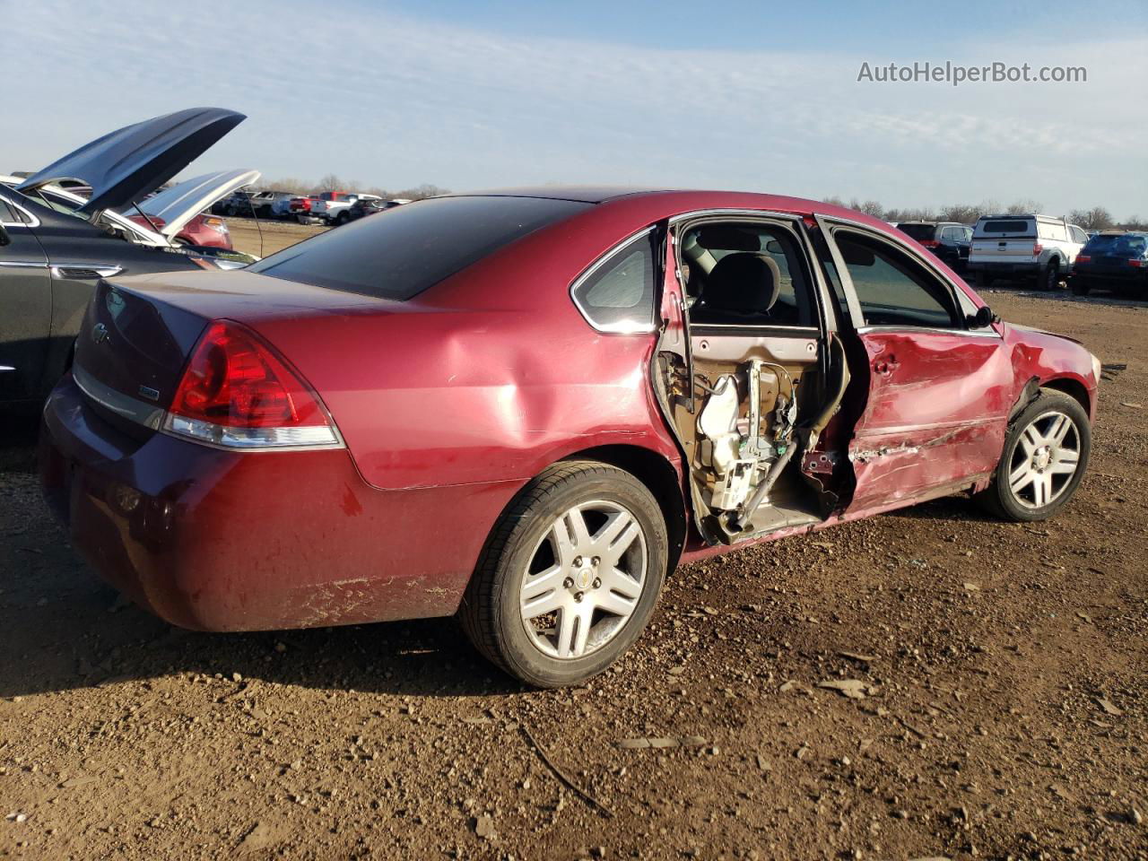 2011 Chevrolet Impala Lt Красный vin: 2G1WG5EK0B1105196