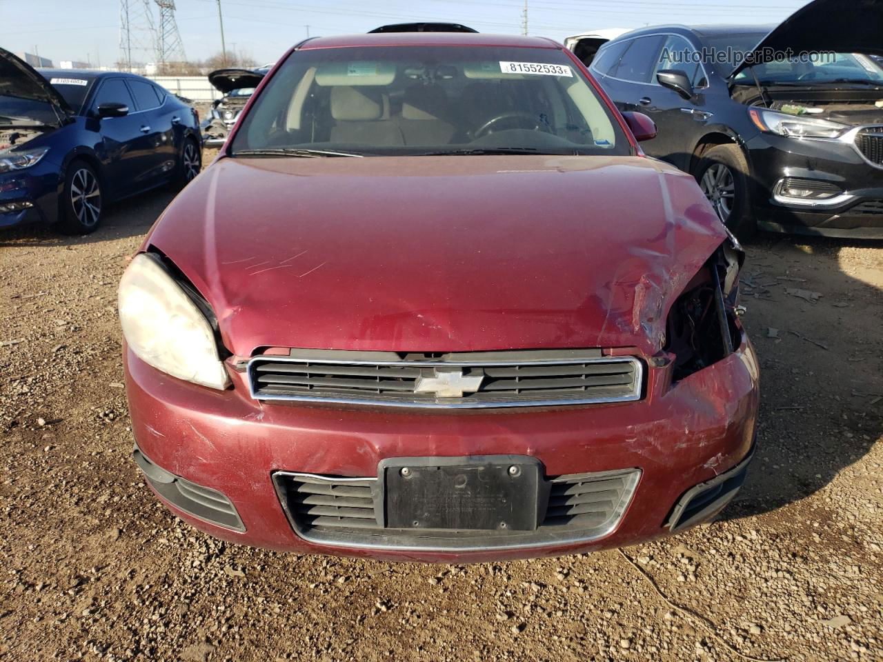 2011 Chevrolet Impala Lt Red vin: 2G1WG5EK0B1105196