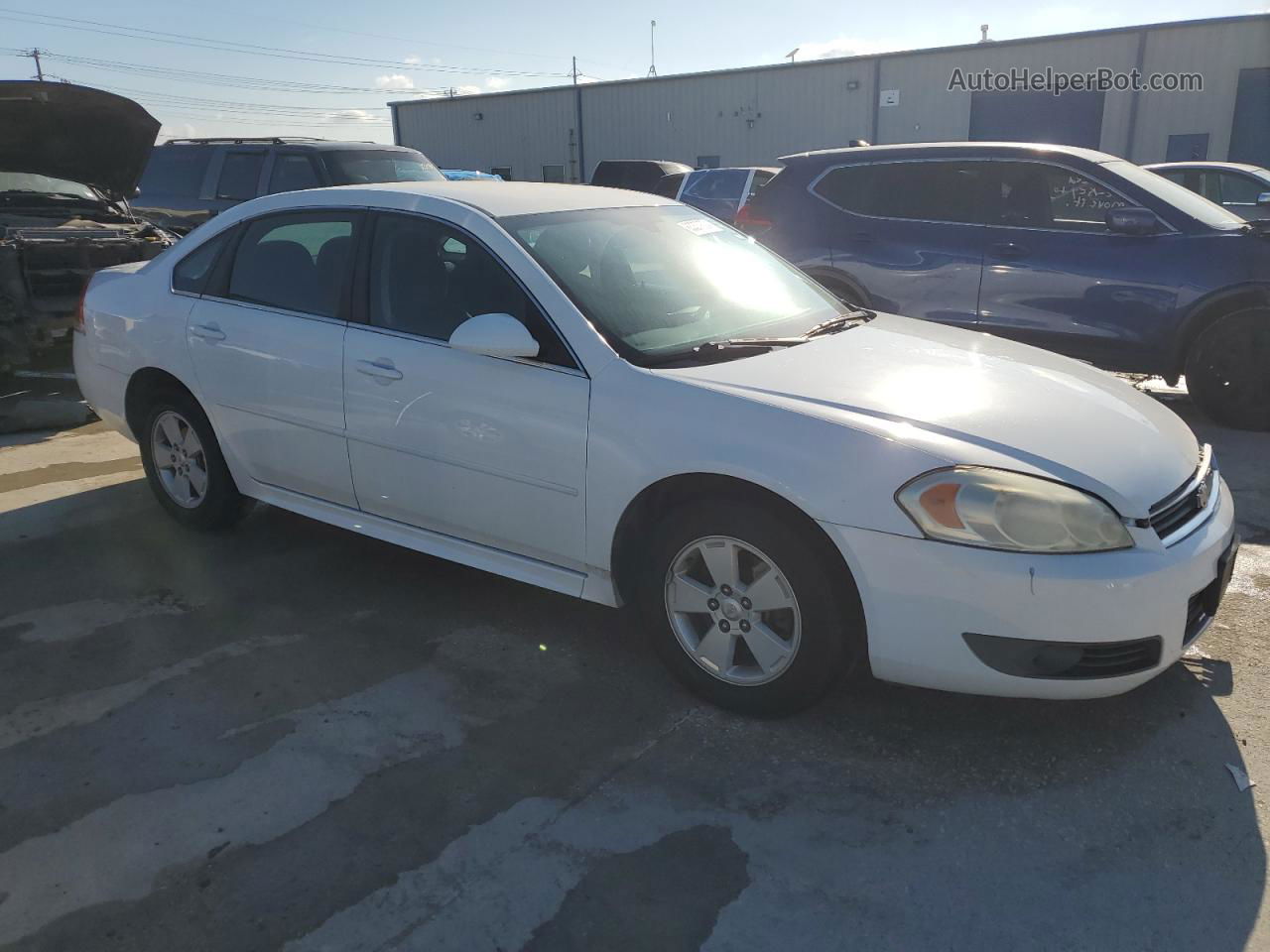 2011 Chevrolet Impala Lt White vin: 2G1WG5EK0B1113010