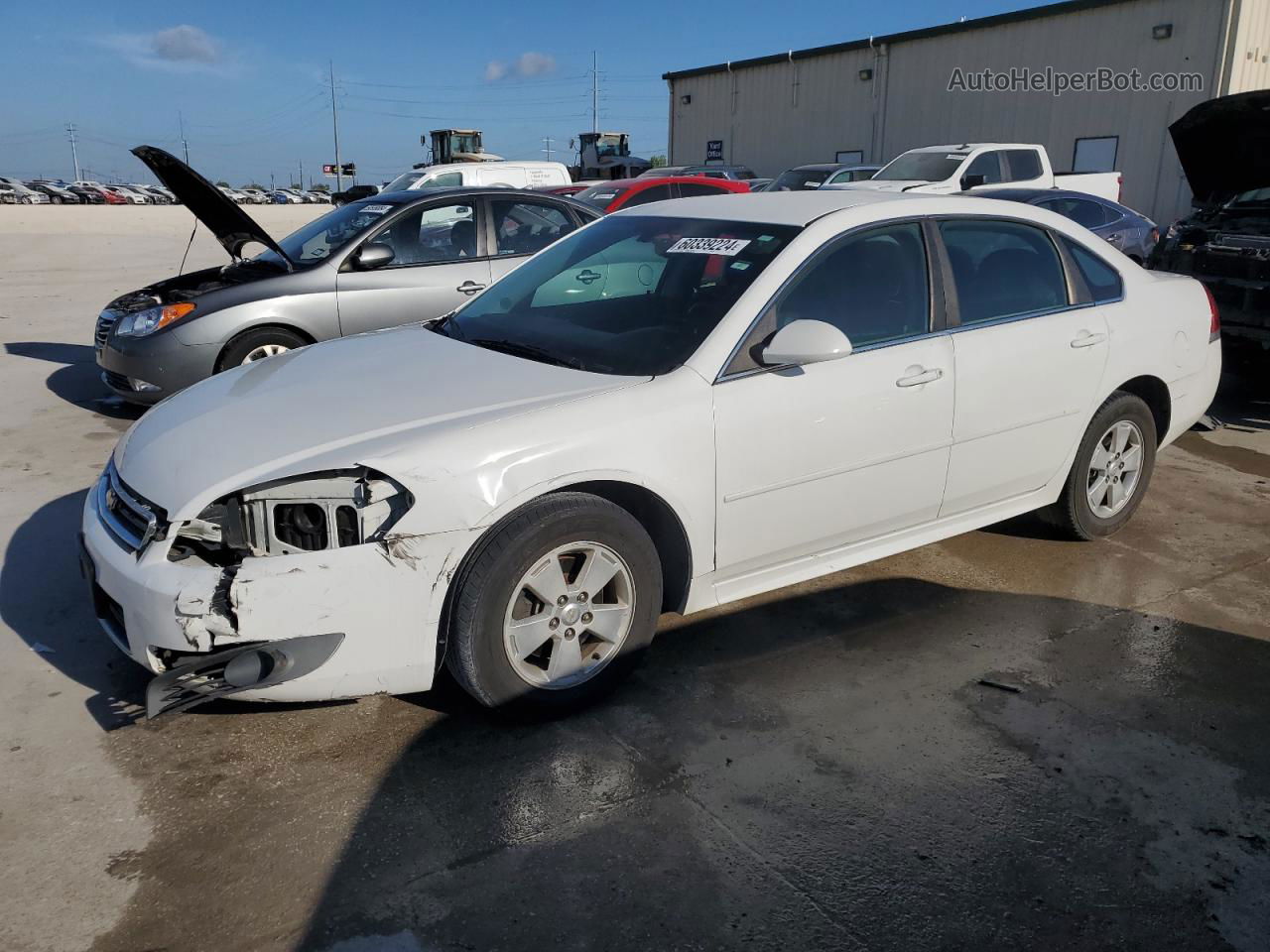 2011 Chevrolet Impala Lt White vin: 2G1WG5EK0B1113010