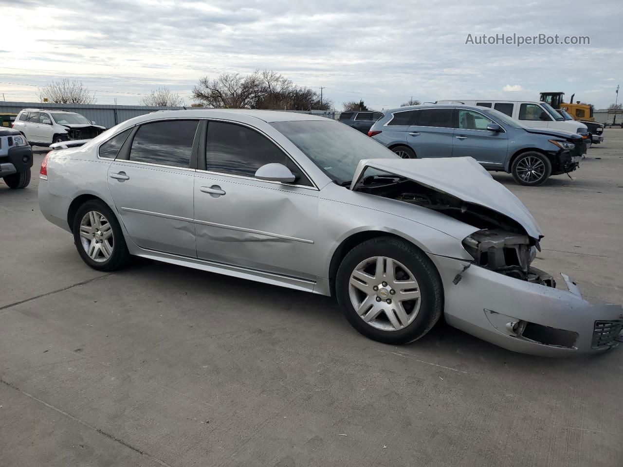 2011 Chevrolet Impala Lt Silver vin: 2G1WG5EK0B1128395