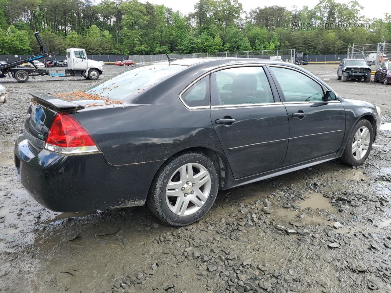 2011 Chevrolet Impala Lt Black vin: 2G1WG5EK0B1129711