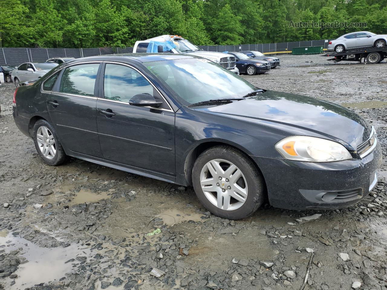 2011 Chevrolet Impala Lt Black vin: 2G1WG5EK0B1129711