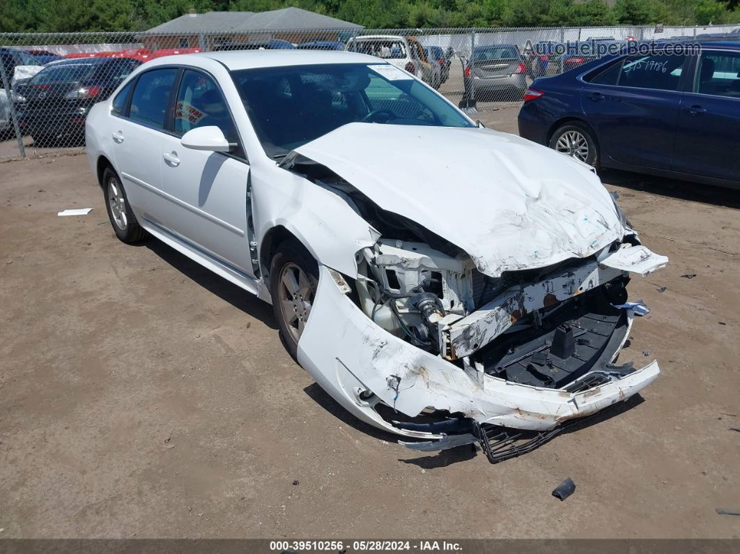 2011 Chevrolet Impala Lt White vin: 2G1WG5EK0B1130079