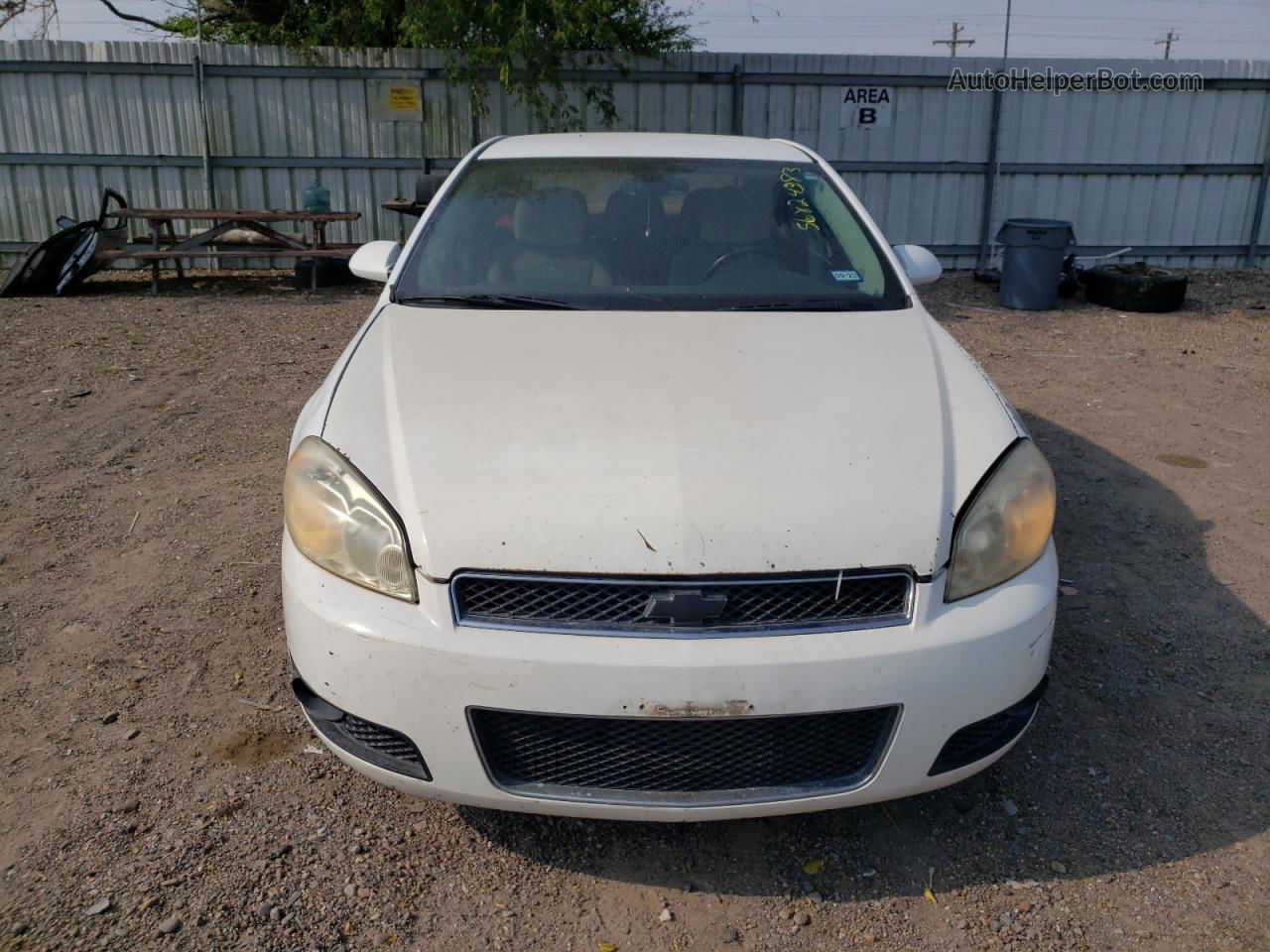 2011 Chevrolet Impala Lt White vin: 2G1WG5EK0B1223846