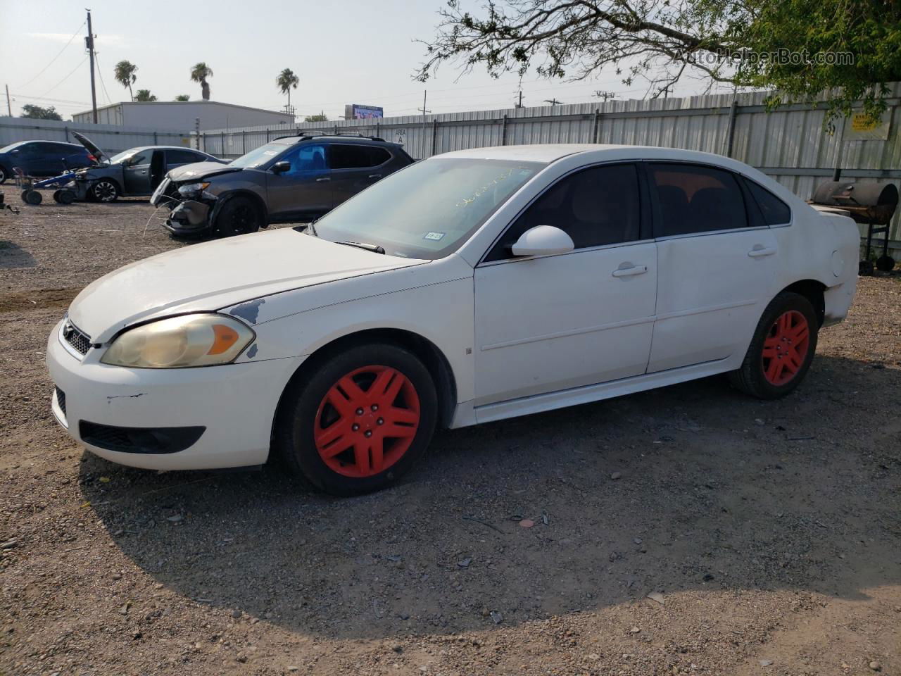 2011 Chevrolet Impala Lt White vin: 2G1WG5EK0B1223846