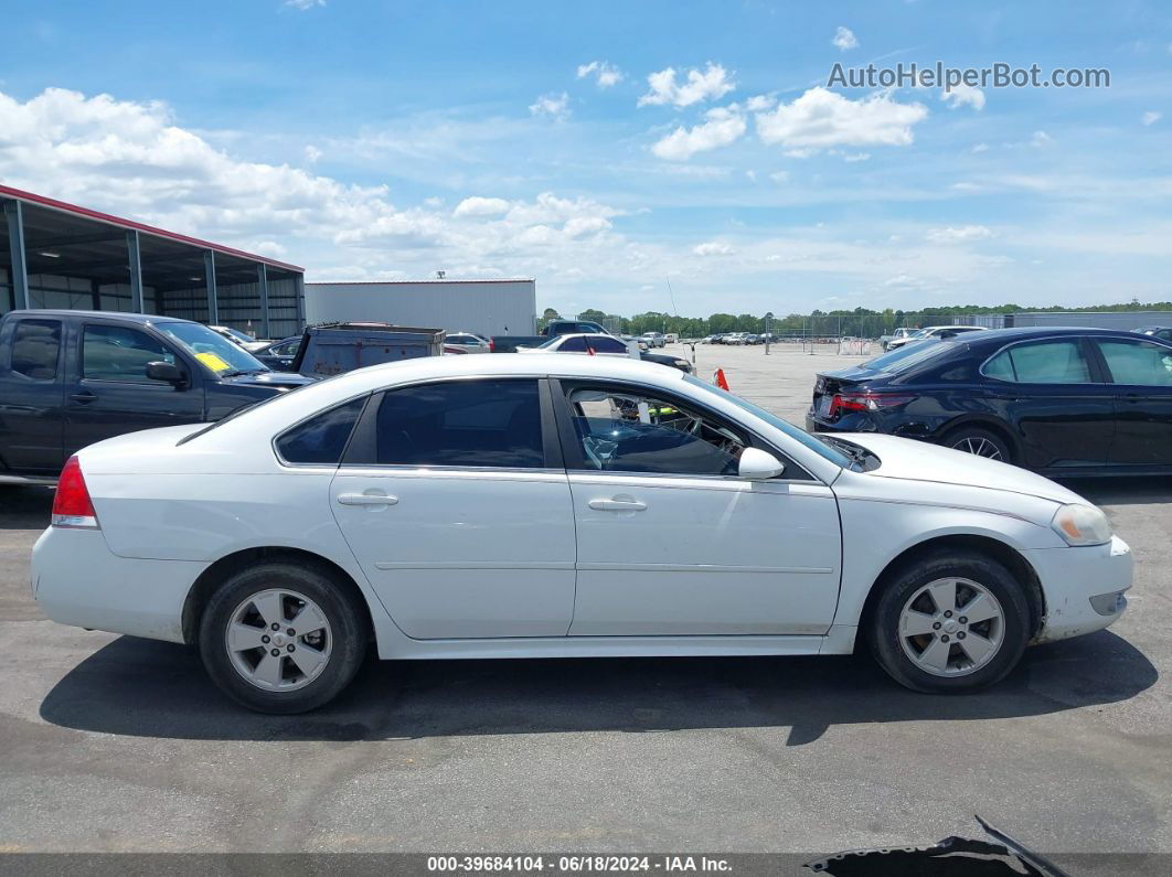 2011 Chevrolet Impala Lt White vin: 2G1WG5EK0B1253929