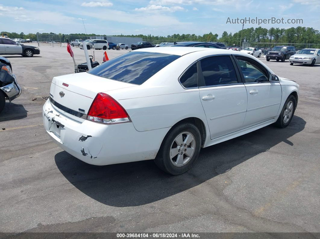 2011 Chevrolet Impala Lt White vin: 2G1WG5EK0B1253929