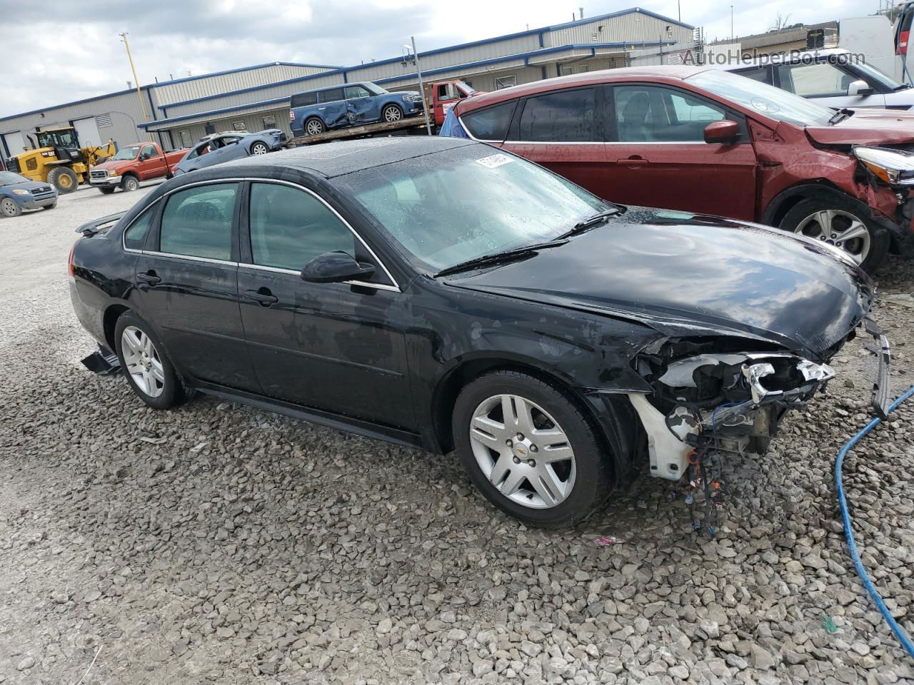 2011 Chevrolet Impala Lt Black vin: 2G1WG5EK0B1296229