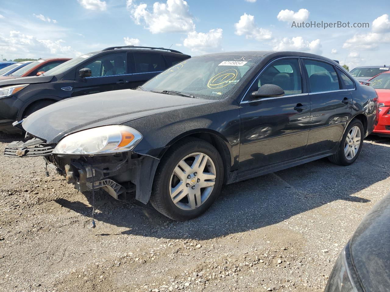 2011 Chevrolet Impala Lt Black vin: 2G1WG5EK0B1296229