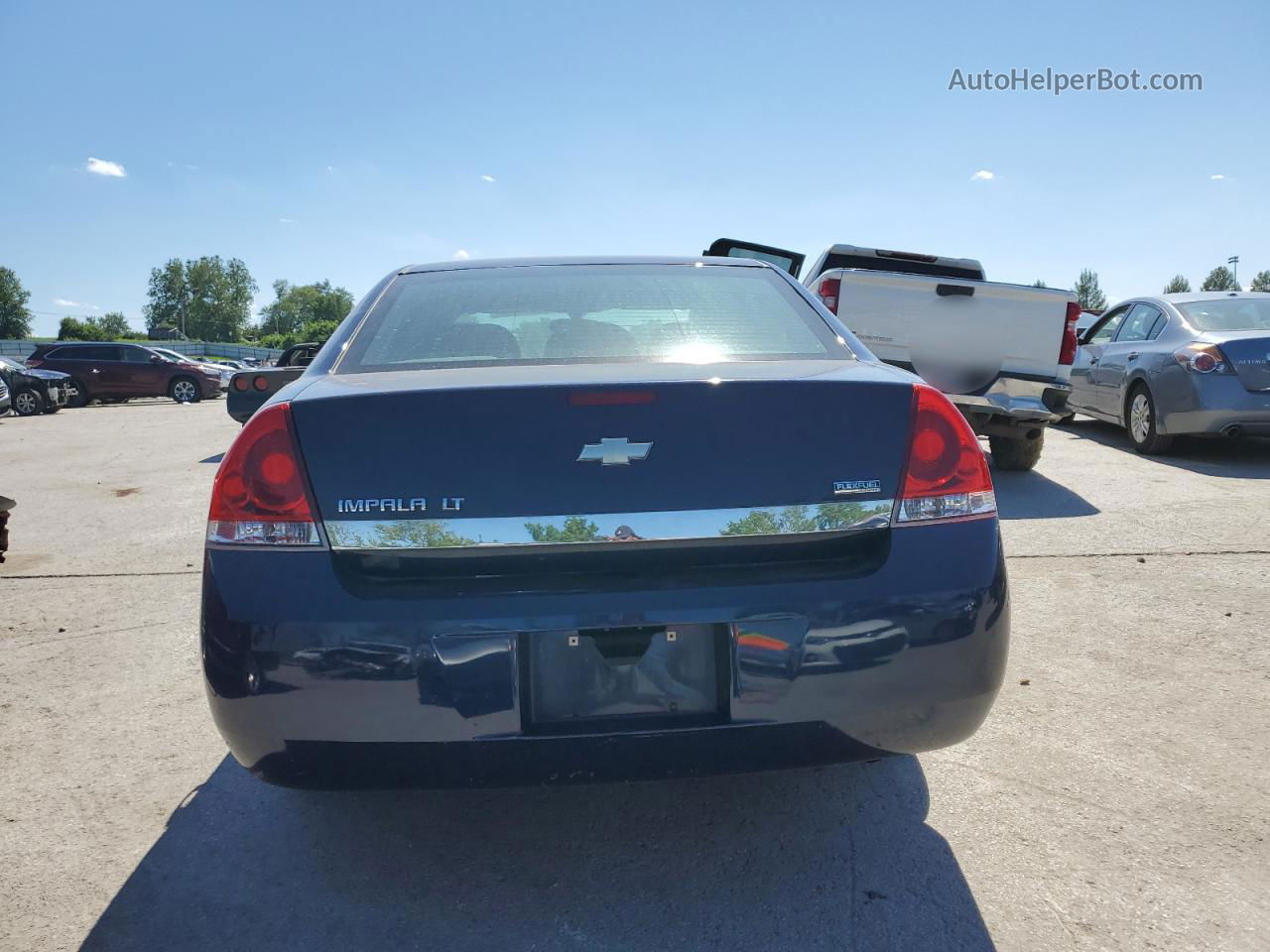 2011 Chevrolet Impala Lt Синий vin: 2G1WG5EK1B1127689