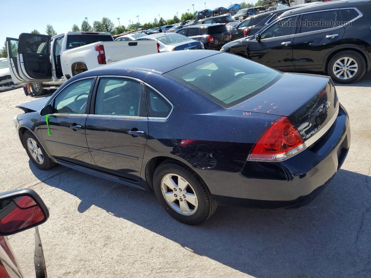 2011 Chevrolet Impala Lt Синий vin: 2G1WG5EK1B1127689