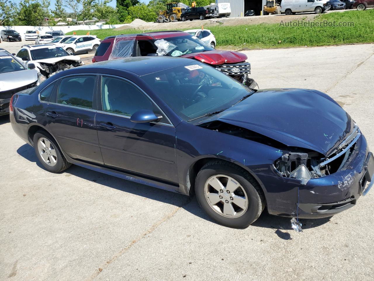 2011 Chevrolet Impala Lt Blue vin: 2G1WG5EK1B1127689