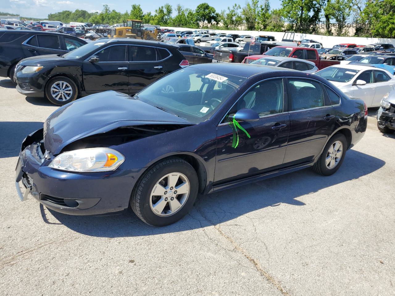 2011 Chevrolet Impala Lt Синий vin: 2G1WG5EK1B1127689