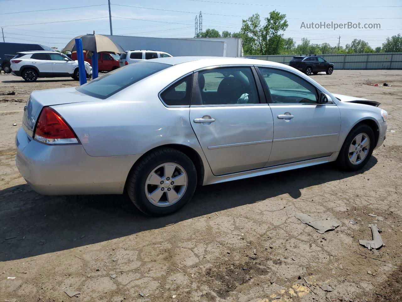 2011 Chevrolet Impala Lt Silver vin: 2G1WG5EK1B1133492