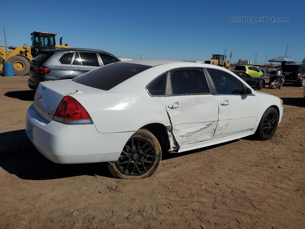 2011 Chevrolet Impala Lt White vin: 2G1WG5EK1B1179548