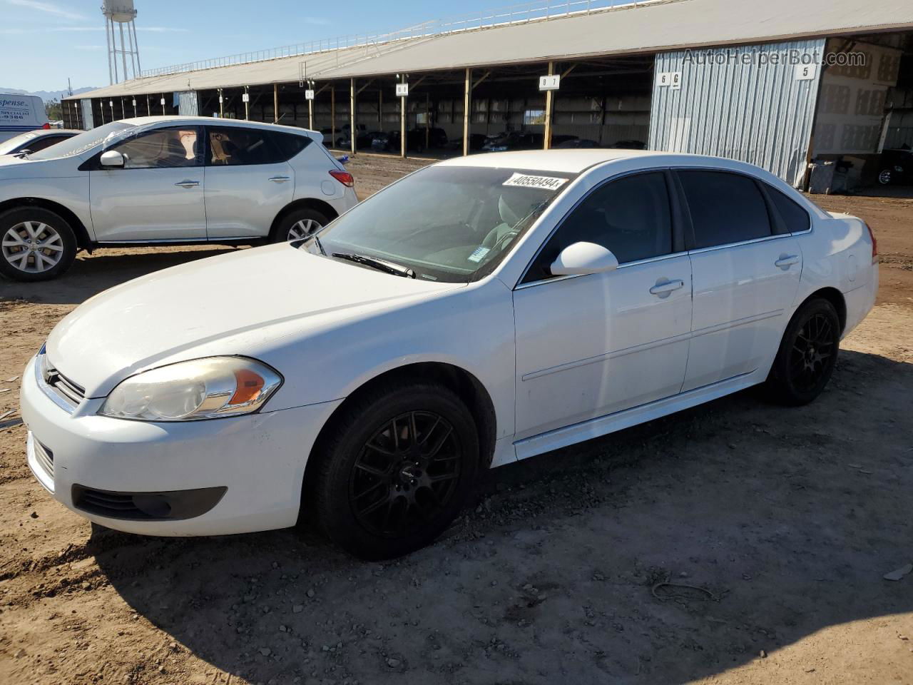 2011 Chevrolet Impala Lt White vin: 2G1WG5EK1B1179548