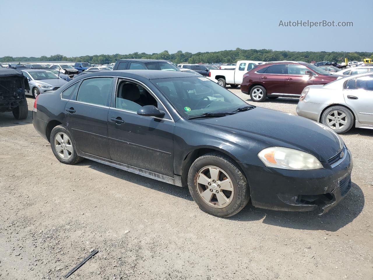 2011 Chevrolet Impala Lt Black vin: 2G1WG5EK1B1267323