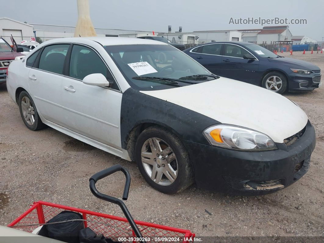 2011 Chevrolet Impala Lt White vin: 2G1WG5EK1B1316178