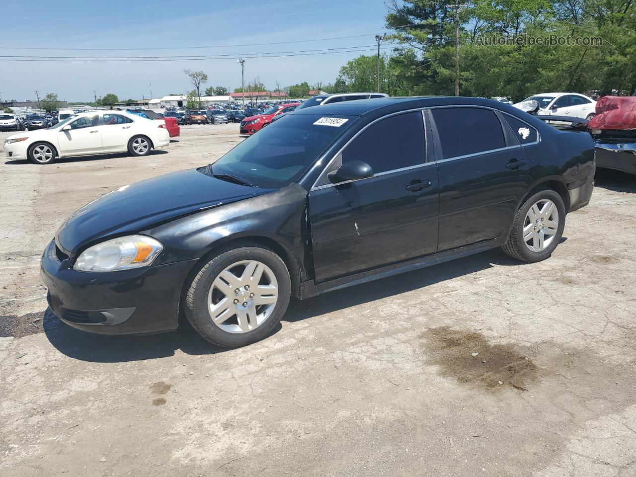 2011 Chevrolet Impala Lt Black vin: 2G1WG5EK2B1124137