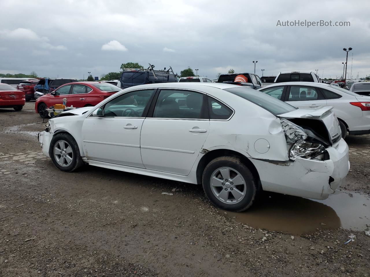 2011 Chevrolet Impala Lt White vin: 2G1WG5EK2B1166677