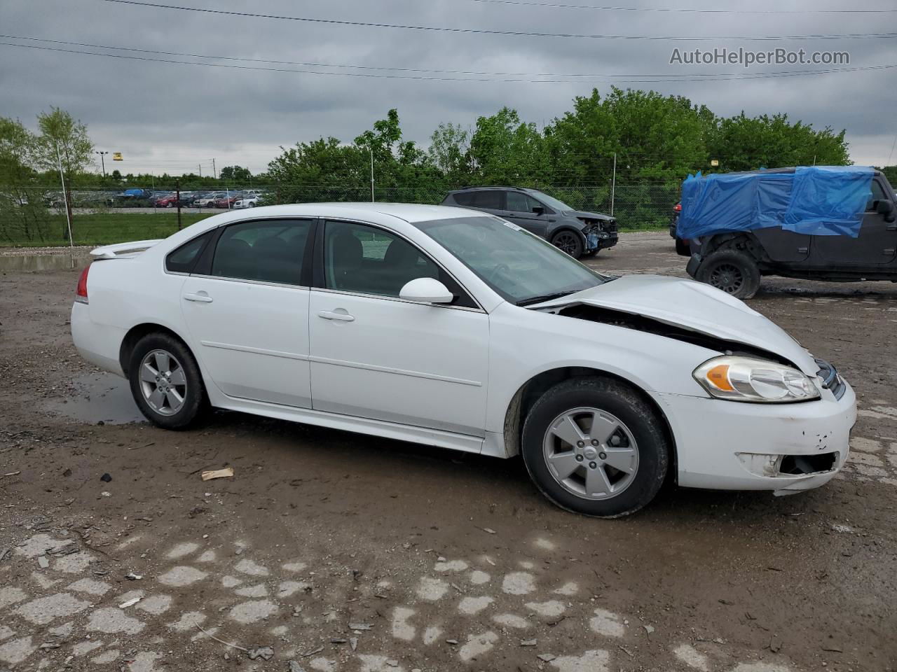 2011 Chevrolet Impala Lt White vin: 2G1WG5EK2B1166677