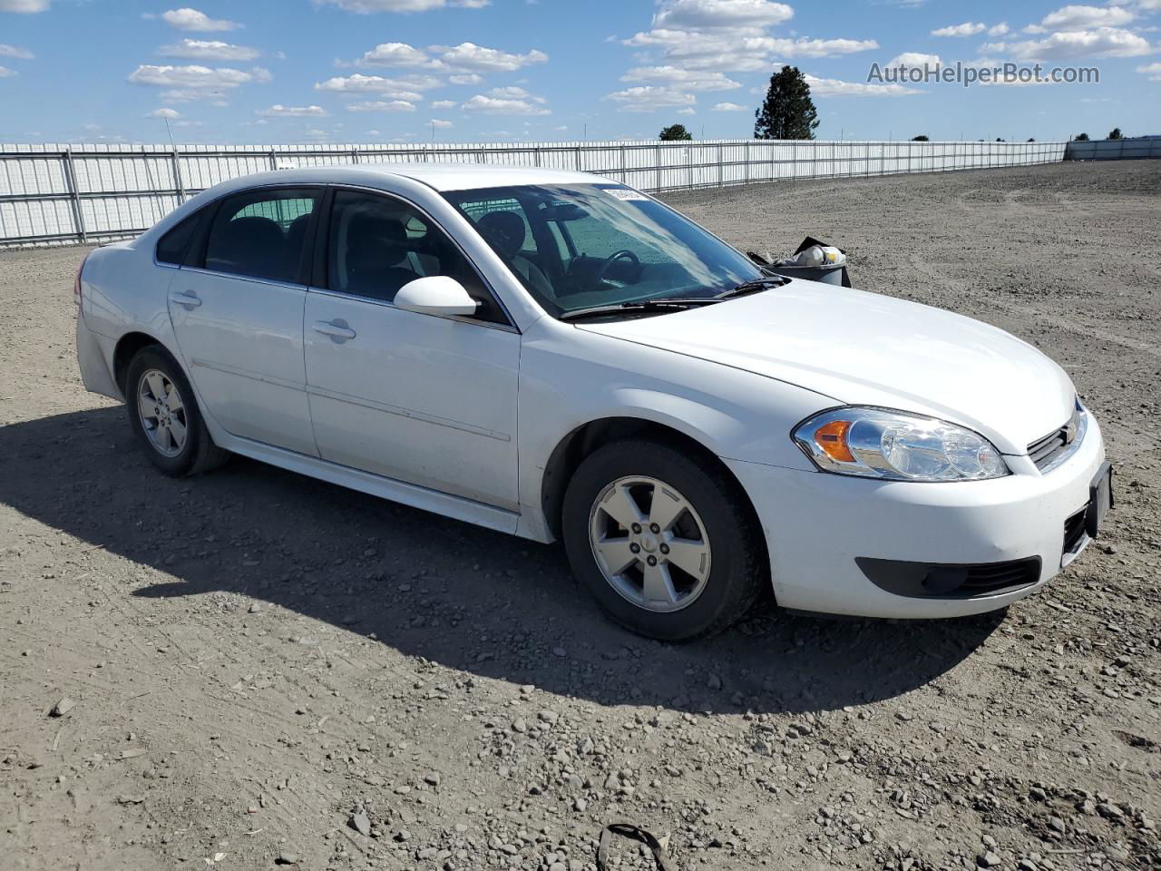 2011 Chevrolet Impala Lt White vin: 2G1WG5EK2B1181602