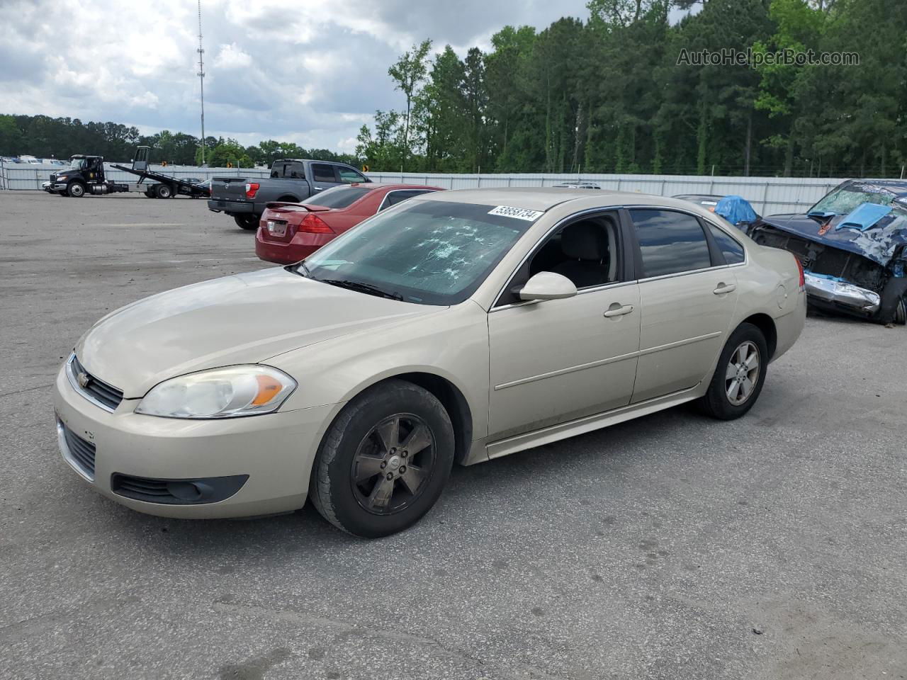 2011 Chevrolet Impala Lt Gold vin: 2G1WG5EK2B1285166