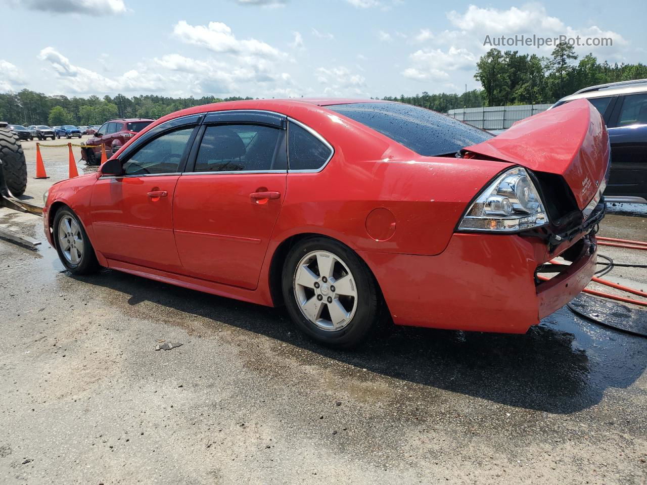 2011 Chevrolet Impala Lt Red vin: 2G1WG5EK2B1293297