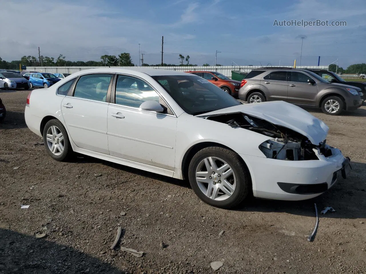 2011 Chevrolet Impala Lt Белый vin: 2G1WG5EK2B1329294