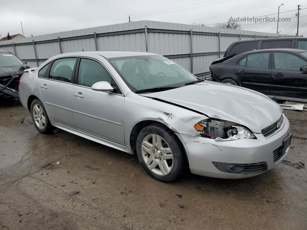 2011 Chevrolet Impala Lt Silver vin: 2G1WG5EK3B1114927