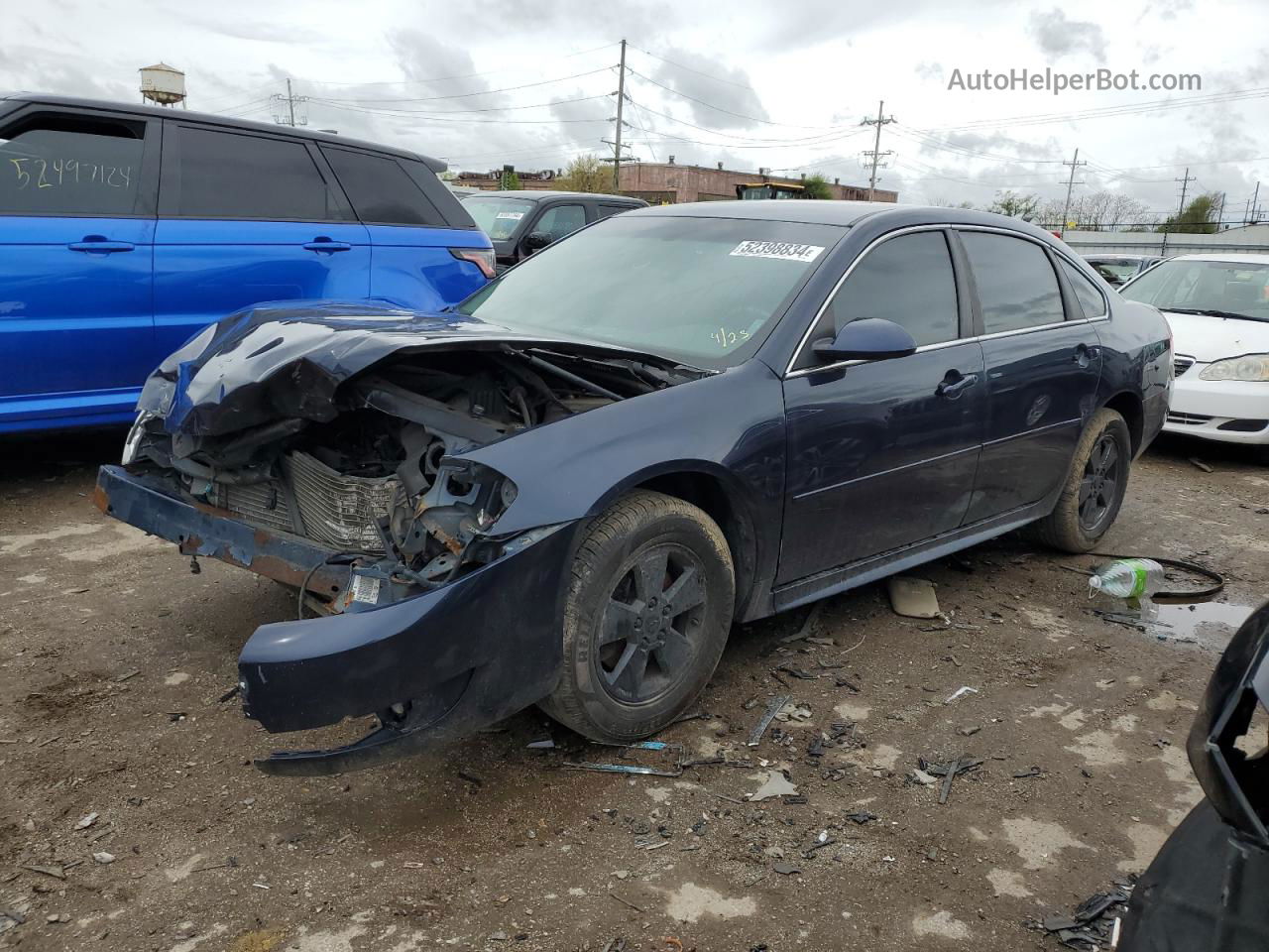 2011 Chevrolet Impala Lt Blue vin: 2G1WG5EK3B1120176