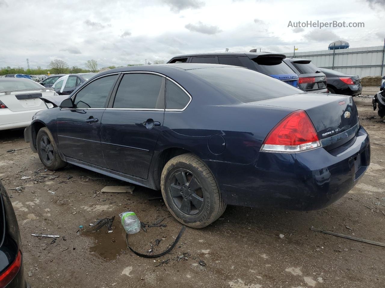 2011 Chevrolet Impala Lt Blue vin: 2G1WG5EK3B1120176