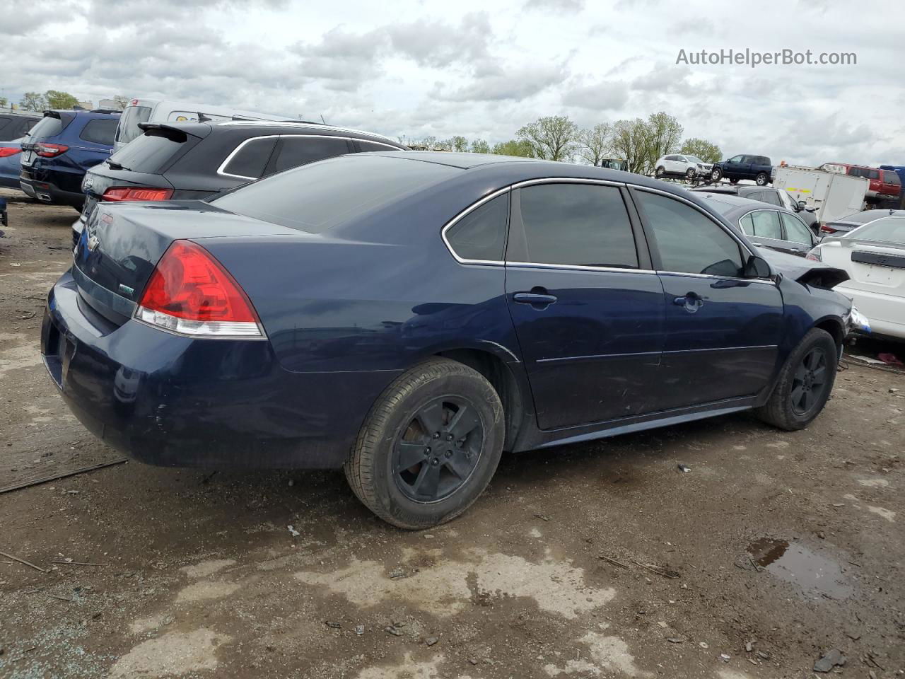 2011 Chevrolet Impala Lt Blue vin: 2G1WG5EK3B1120176