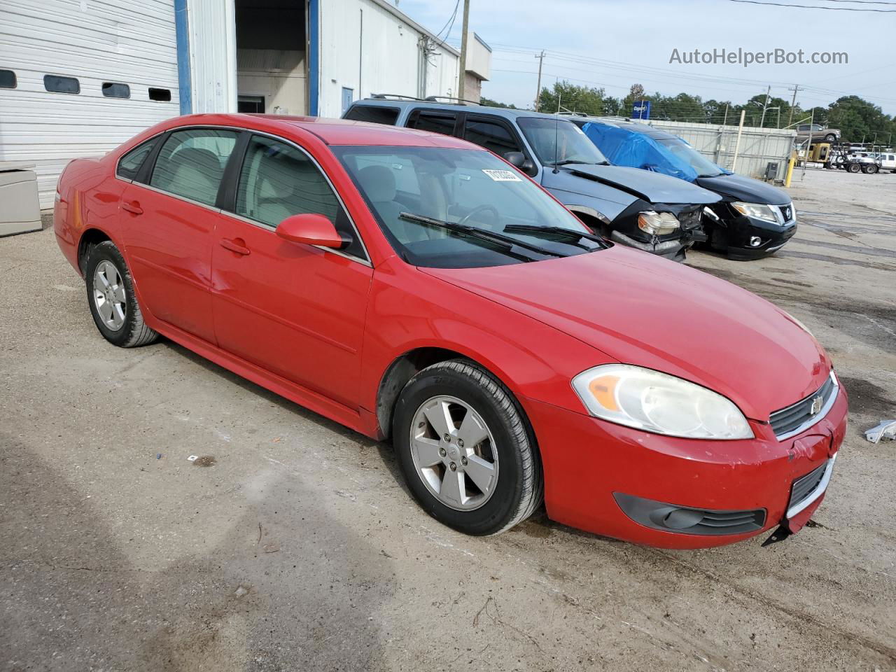 2011 Chevrolet Impala Lt Red vin: 2G1WG5EK3B1165876