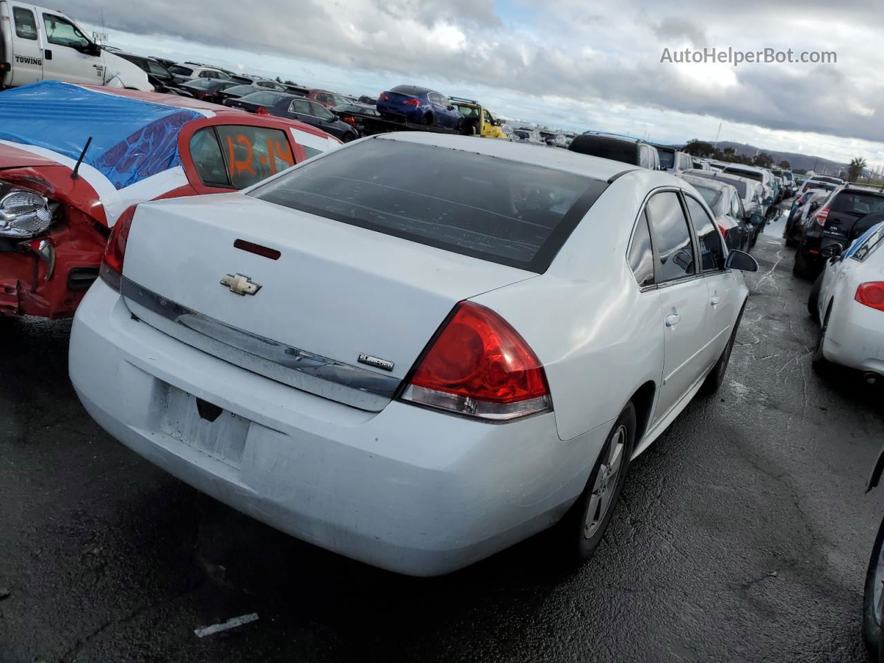 2011 Chevrolet Impala Lt White vin: 2G1WG5EK3B1195962