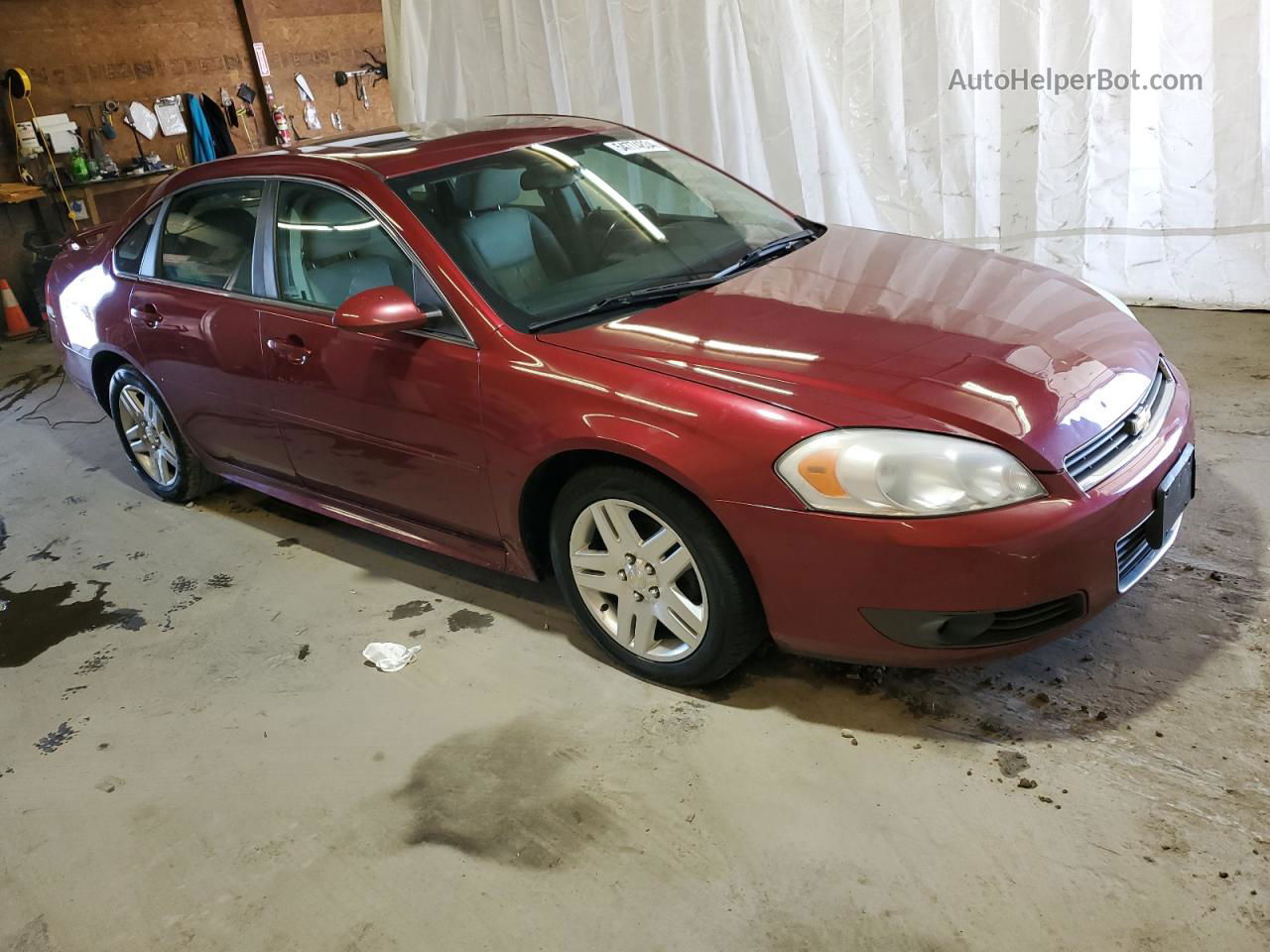 2011 Chevrolet Impala Lt Maroon vin: 2G1WG5EK3B1242004