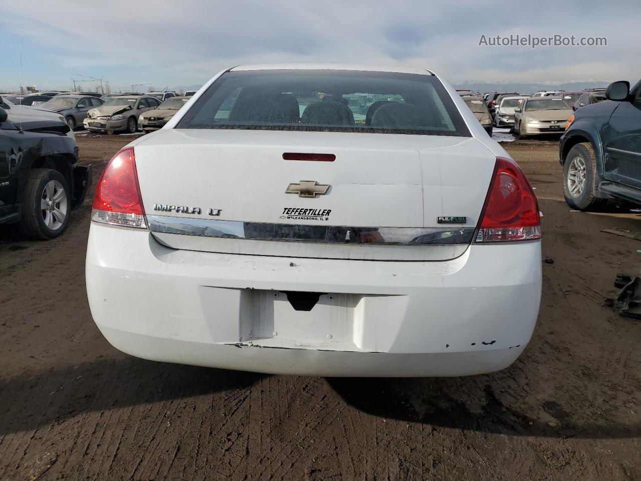 2011 Chevrolet Impala Lt White vin: 2G1WG5EK3B1245520