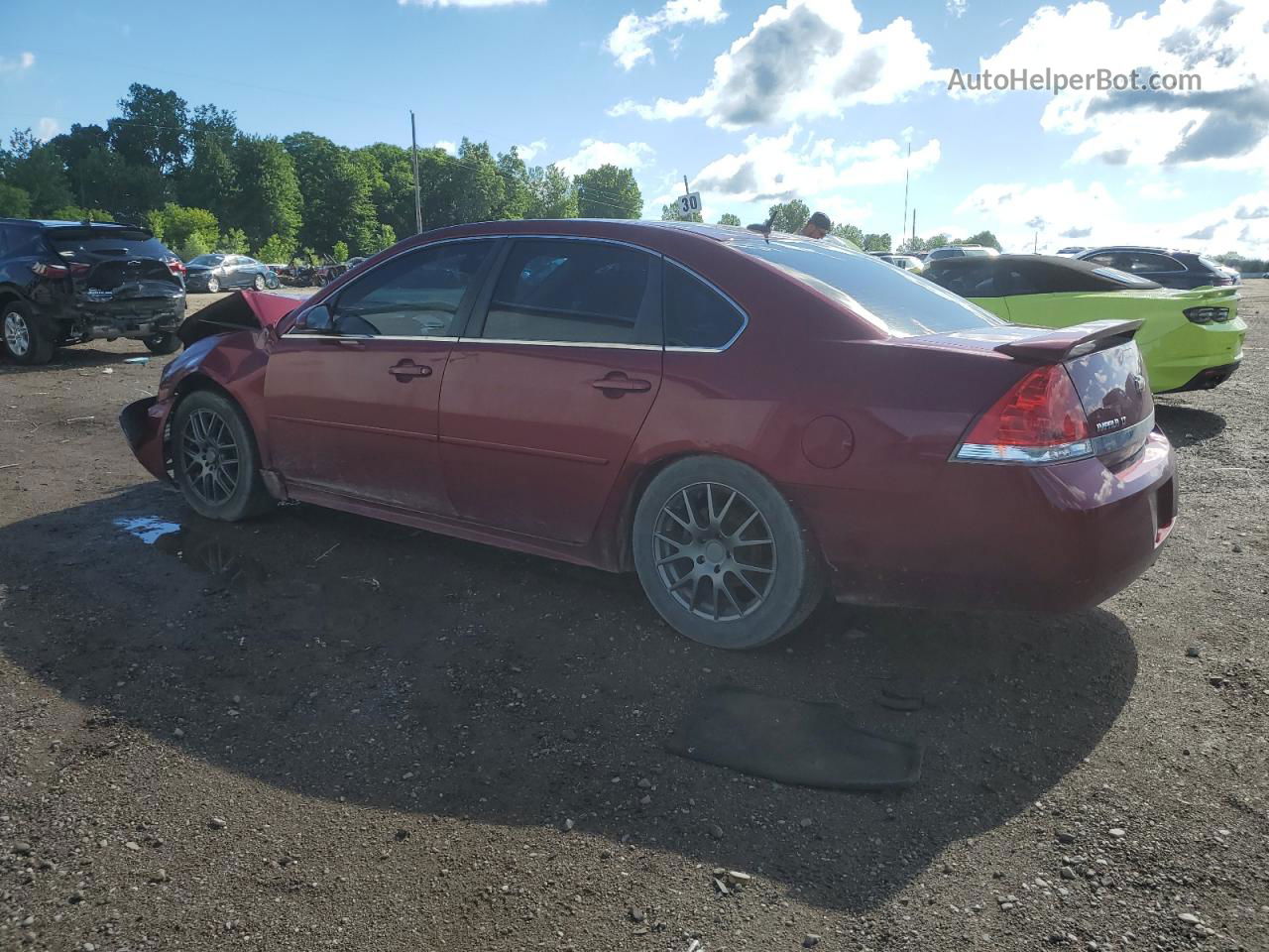 2011 Chevrolet Impala Lt Red vin: 2G1WG5EK3B1290392