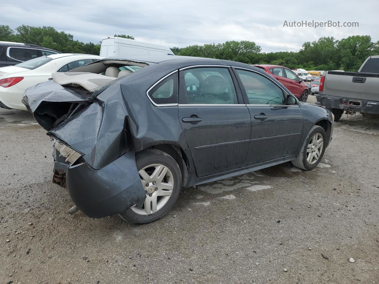 2011 Chevrolet Impala Lt Серый vin: 2G1WG5EK4B1162176