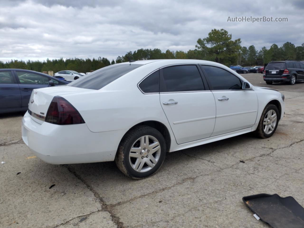 2011 Chevrolet Impala Lt White vin: 2G1WG5EK4B1287470