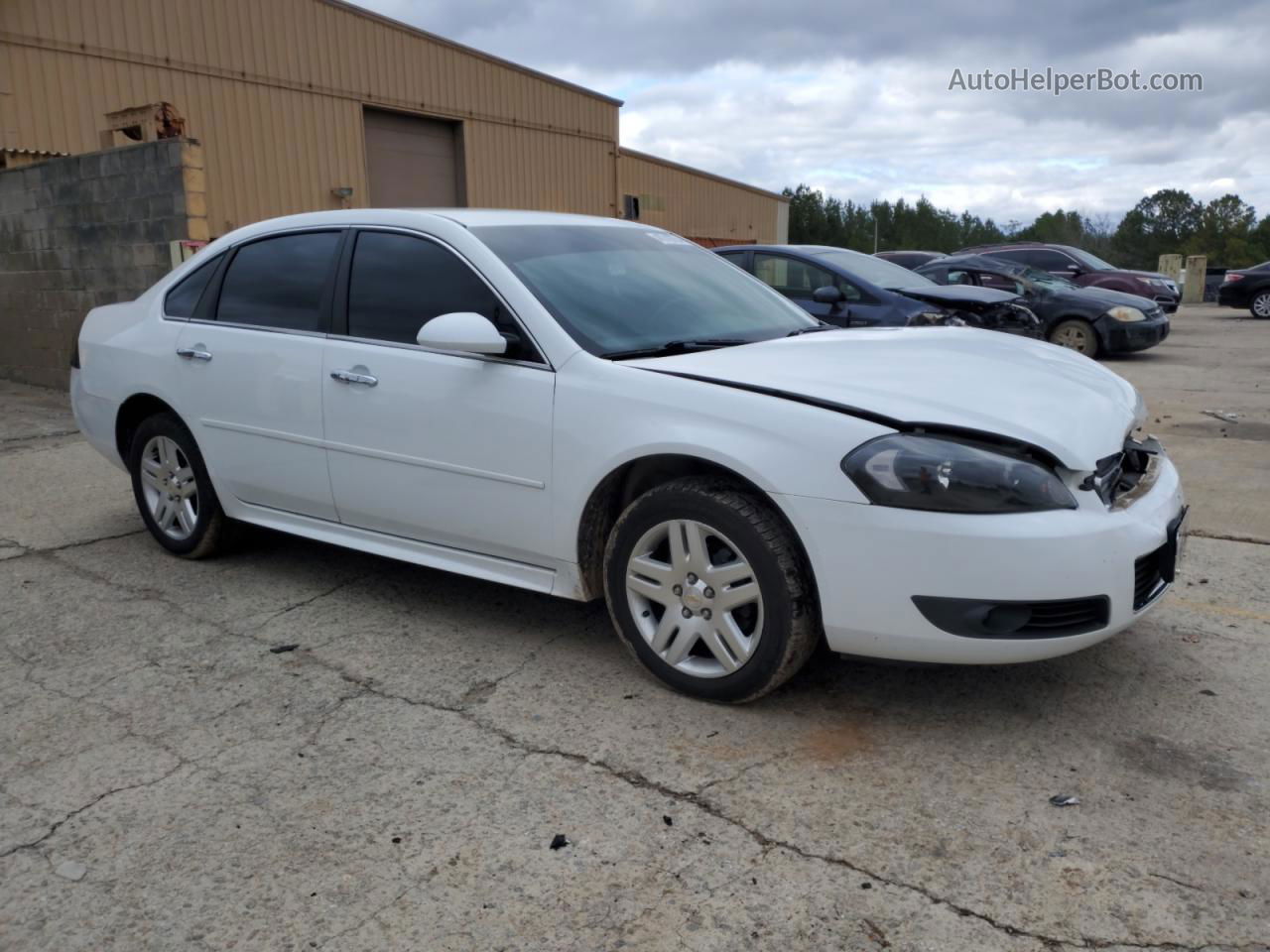 2011 Chevrolet Impala Lt White vin: 2G1WG5EK4B1287470