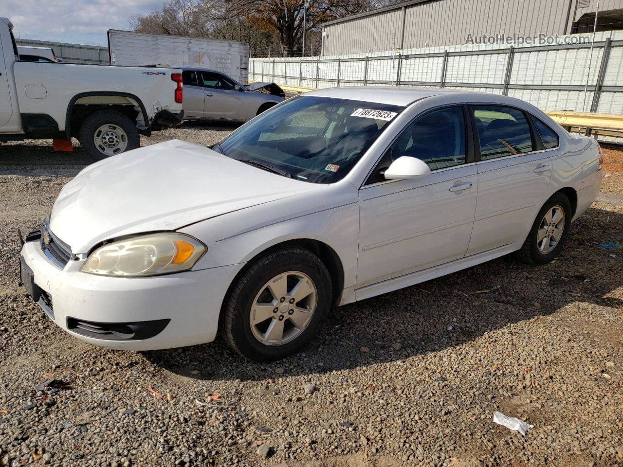 2011 Chevrolet Impala Lt White vin: 2G1WG5EK4B1297478