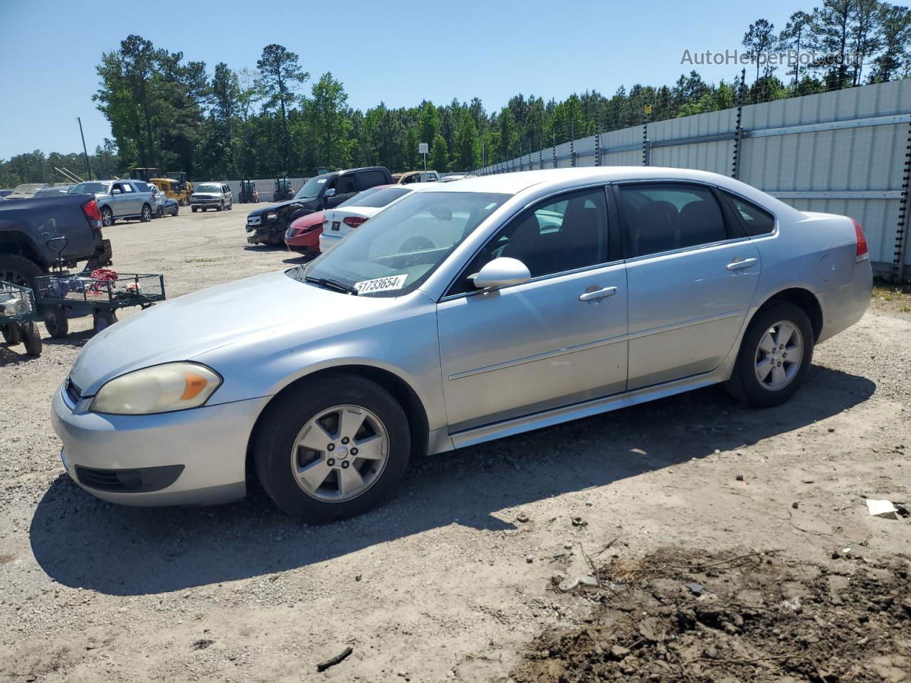 2011 Chevrolet Impala Lt Silver vin: 2G1WG5EK4B1301562