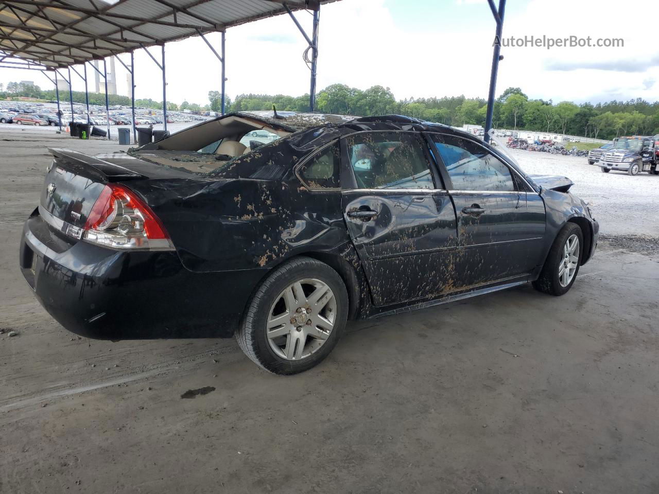 2011 Chevrolet Impala Lt Black vin: 2G1WG5EK4B1315218